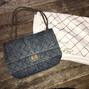 Chanel Denim 2.55 Reissued 225 Flap